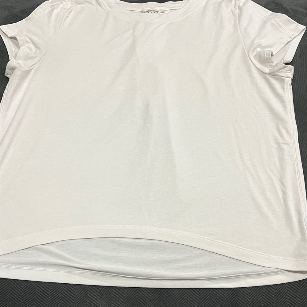 Athleta Women's White Crewneck Tee